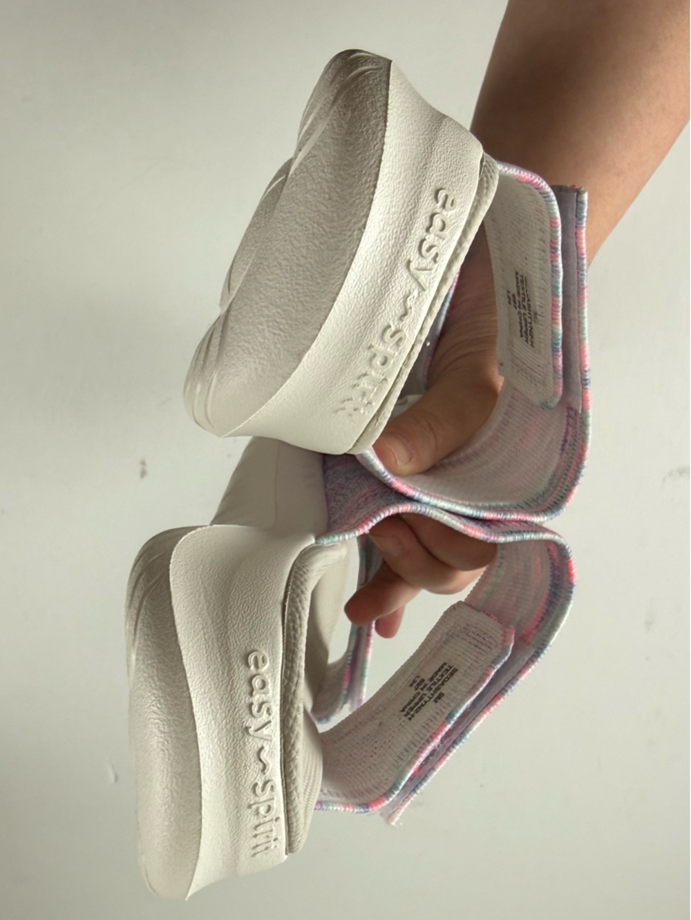 Easy Spirit Dashtyn Double Band Slip-On Sandals Womens 9M Light Pink Sandals NWT - Picture 7 of 11